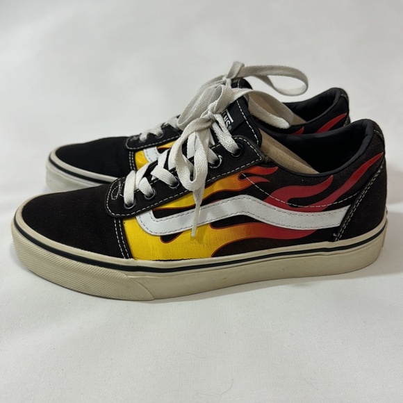 Vans Old Skool Flame Womens Classic Skateboard Shoes Lace Up Size 7.5 - Picture 5 of 11
